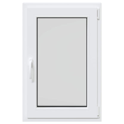 Basement Window RISOR 60 x 100 cm PVC and Glass White