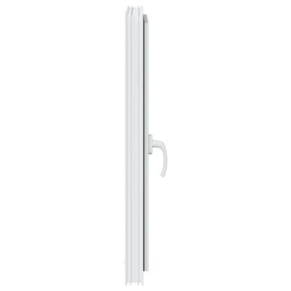 Basement Window RISOR 60 x 100 cm PVC and Glass White