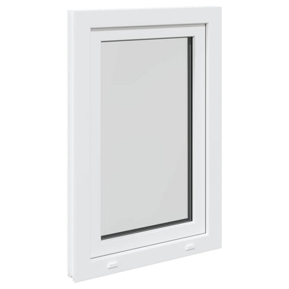 Basement Window RISOR 60 x 100 cm PVC and Glass White