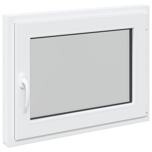 Tilt & Turn Basement Window RISOR 80 x 50 cm PVC and Glass