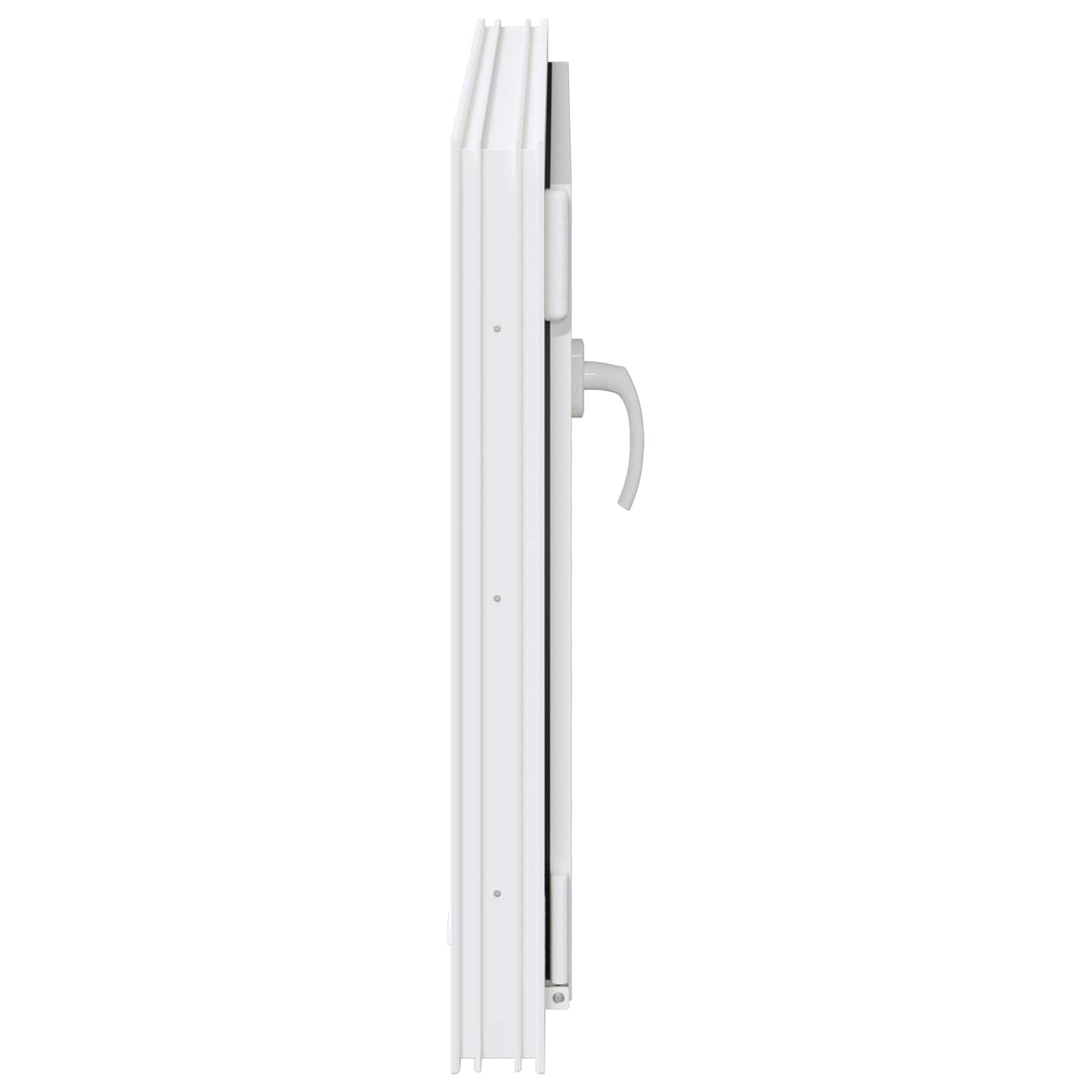 Basement Window RISOR 80 x 50 cm PVC and Glass White