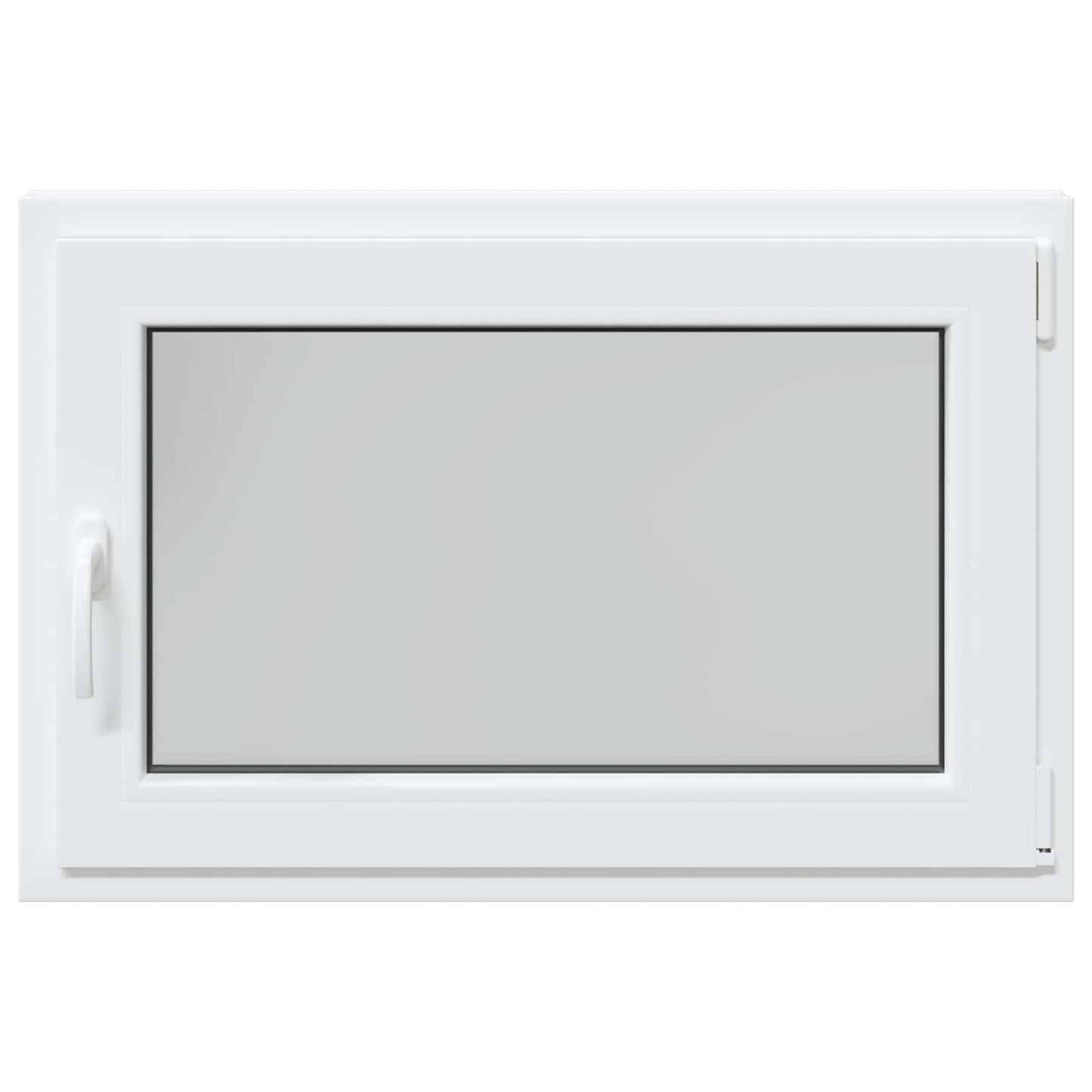Basement Window RISOR 90 x 60 cm PVC and Glass White