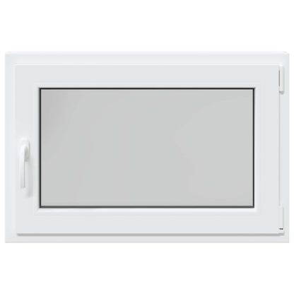 Basement Window RISOR 90 x 60 cm PVC and Glass White