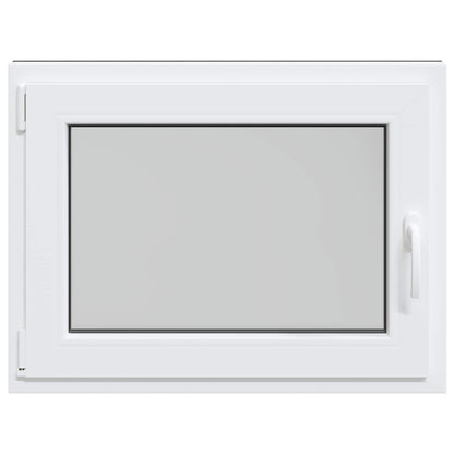 Basement Window RISOR 90 x 60 cm PVC and Glass White
