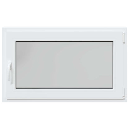 Basement Window RISOR 100 x 50 cm PVC and Glass White