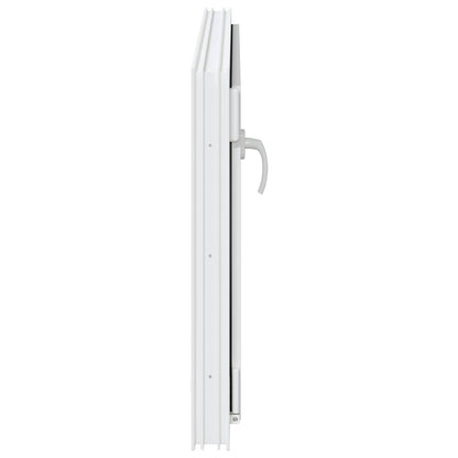 Basement Window RISOR 100 x 60 cm PVC and Glass White