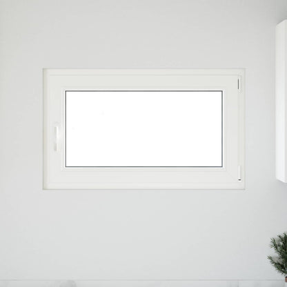 Tilt & Turn Basement Window RISOR 100 x 70 cm PVC and Glass