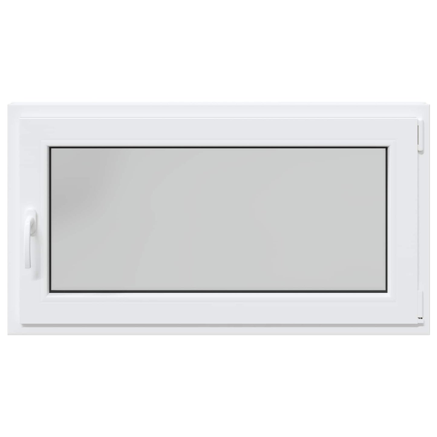 Basement Window RISOR 110 x 50 cm PVC and Glass White