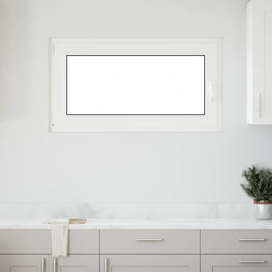 Tilt & Turn Basement Window RISOR 110 x 60 cm PVC and Glass