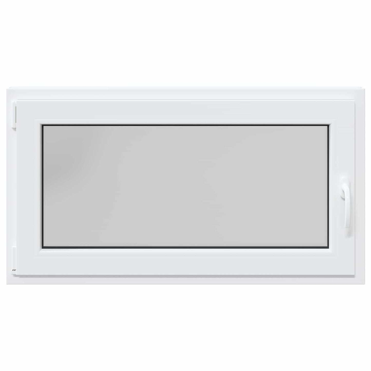 Basement Window RISOR 110 x 70 cm PVC and Glass White