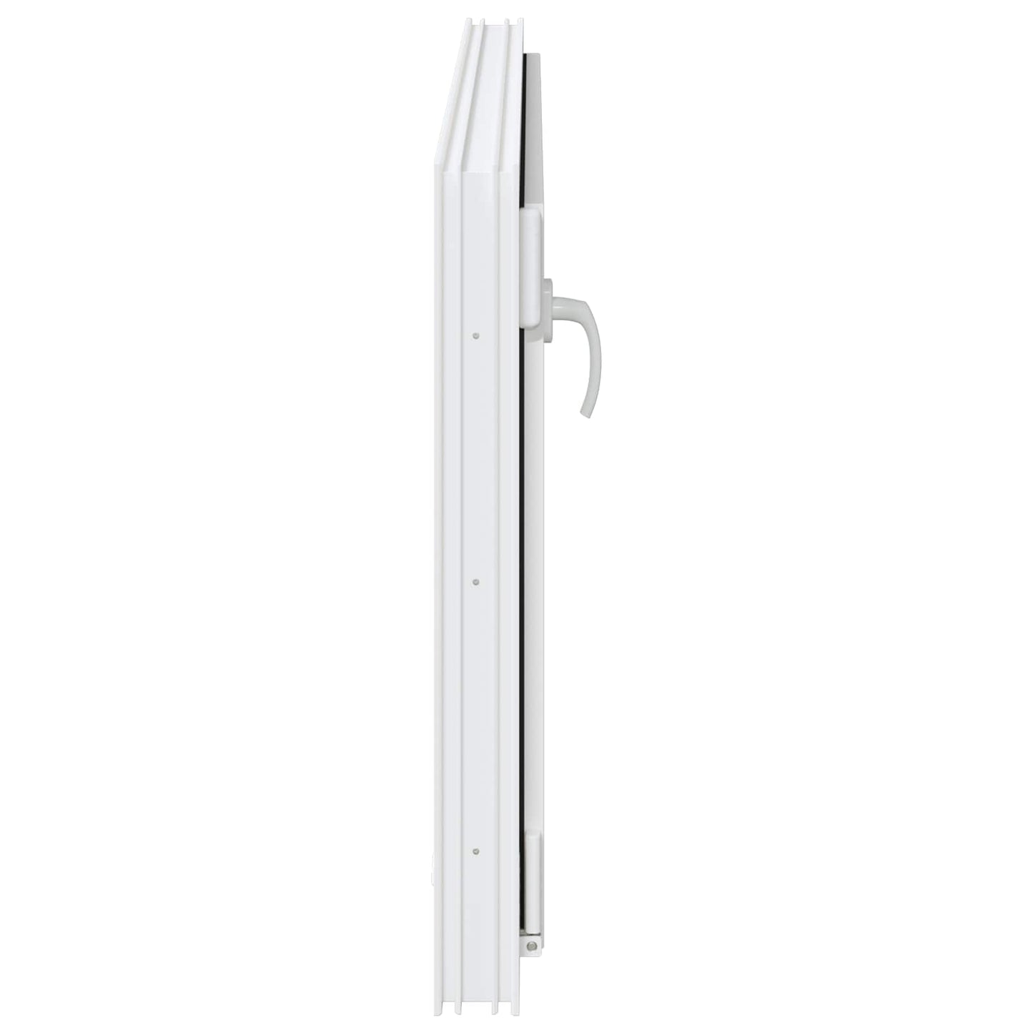 Basement Window RISOR 110 x 70 cm PVC and Glass White