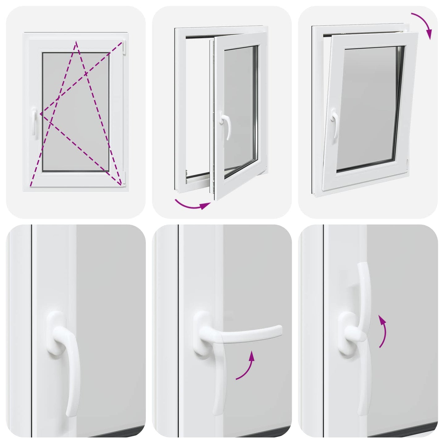Tilt & Turn Basement Window RISOR 60 x 90 cm