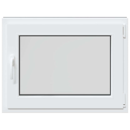 Basement Window RISOR 80 x 60 cm PVC and Glass Anthracite