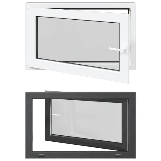 Tilt & Turn Basement Window RISOR 100 x 60 cm PVC and Glass