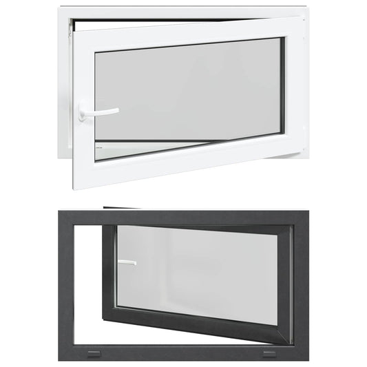 Tilt & Turn Basement Window RISOR 100 x 70 cm PVC and Glass