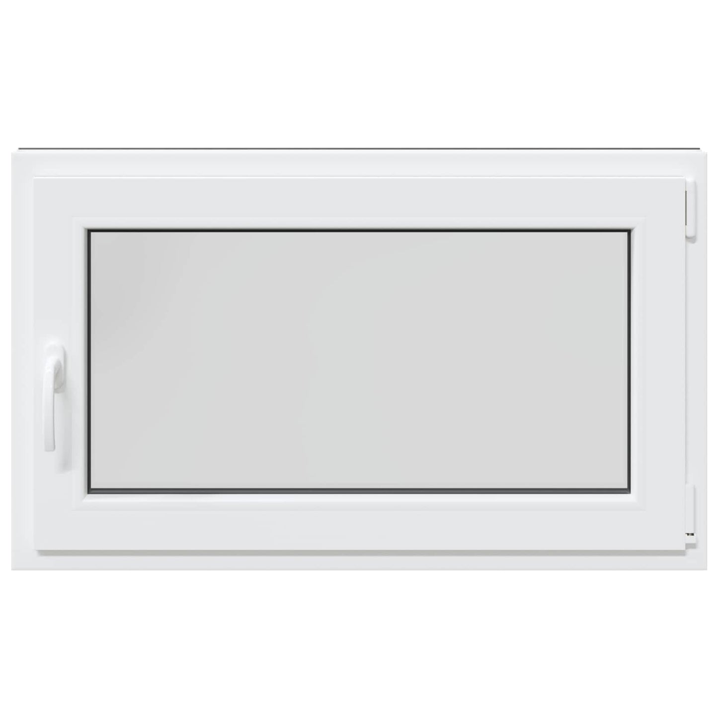 Basement Window RISOR 100 x 70 cm PVC and Glass Anthracite