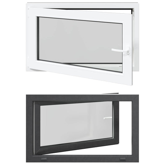 Tilt & Turn Basement Window RISOR 100 x 70 cm PVC and Glass