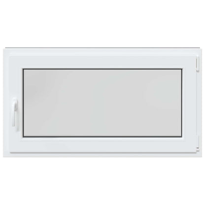 Basement Window RISOR 110 x 50 cm PVC and Glass Anthracite