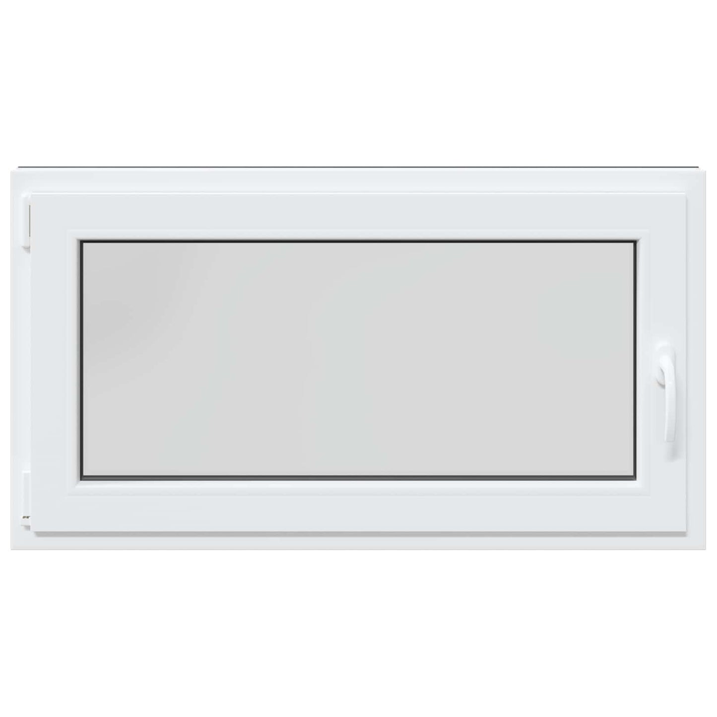 Basement Window RISOR 110 x 50 cm PVC and Glass Anthracite