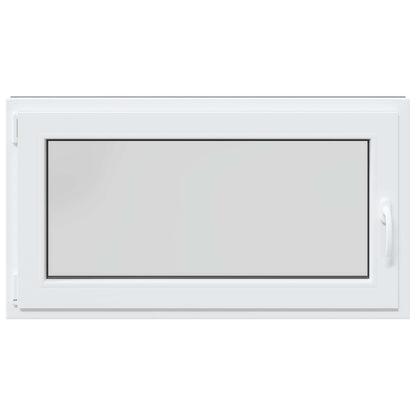 Basement Window RISOR 110 x 50 cm PVC and Glass Anthracite