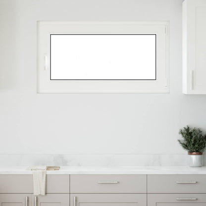 Basement Window RISOR 110 x 60 cm PVC and Glass Anthracite