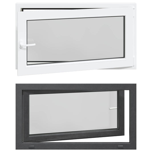 Tilt & Turn Basement Window RISOR 110 x 70 cm PVC and Glass