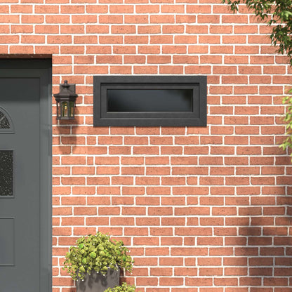 Basement Window RISOR 90 x 40 cm PVC and Glass Anthracite