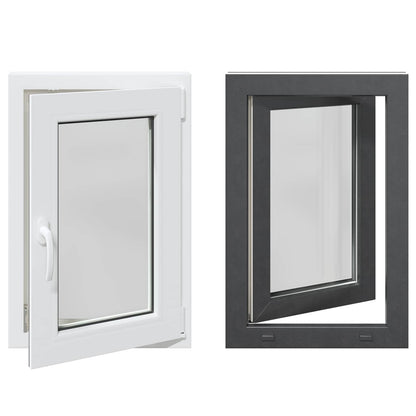 Tilt & Turn Basement Window RISOR 50 x 75 cm PVC and Glass