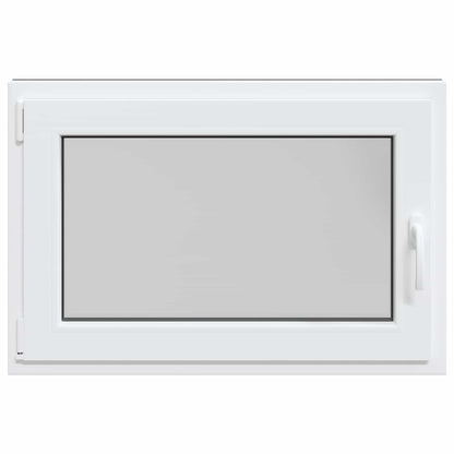 Basement Window RISOR 90 x 50 cm PVC and Glass Anthracite
