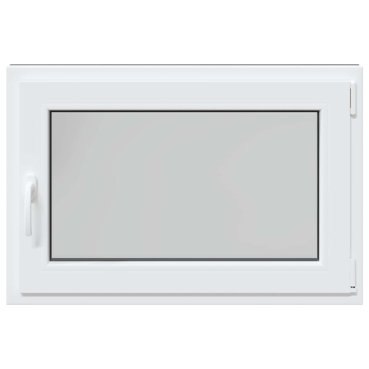 Basement Window RISOR 90 x 50 cm PVC and Glass Anthracite
