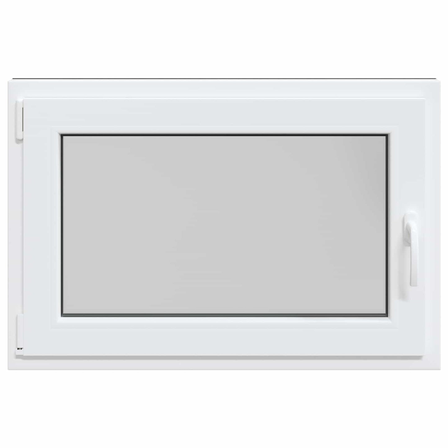 Basement Window RISOR 90 x 70 cm PVC and Glass Anthracite