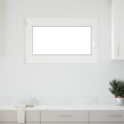 Basement Window RISOR 100 x 50 cm PVC and Glass Anthracite