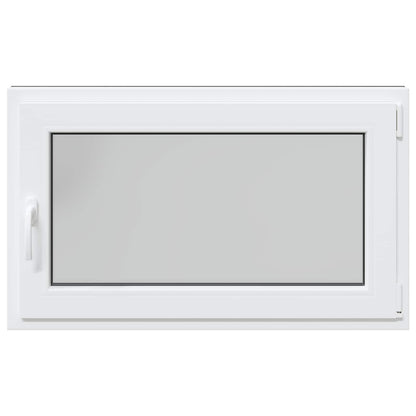 Basement Window RISOR 100 x 60 cm PVC and Glass Anthracite