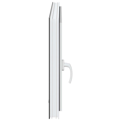 Basement Window RISOR 100 x 60 cm PVC and Glass Anthracite