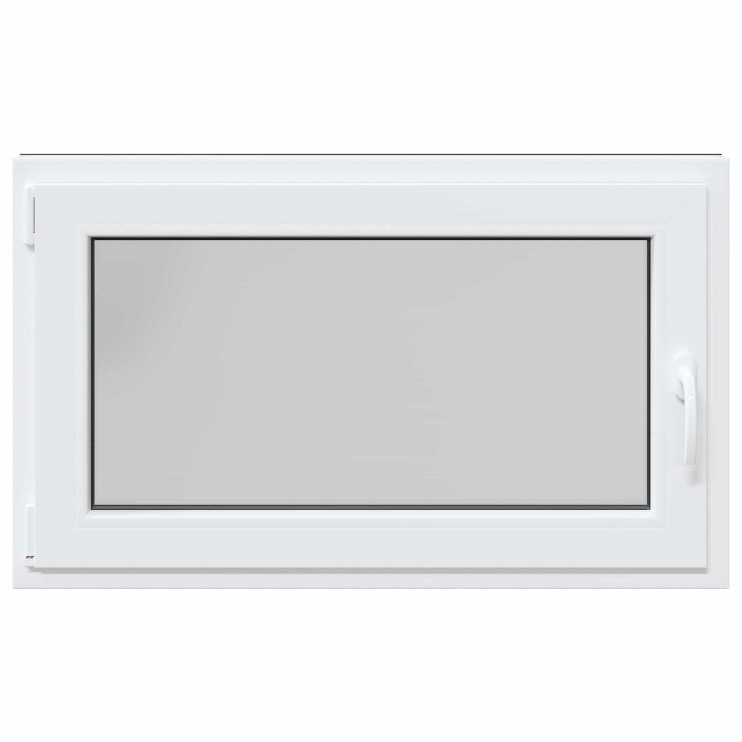 Basement Window RISOR 100 x 70 cm PVC and Glass Anthracite