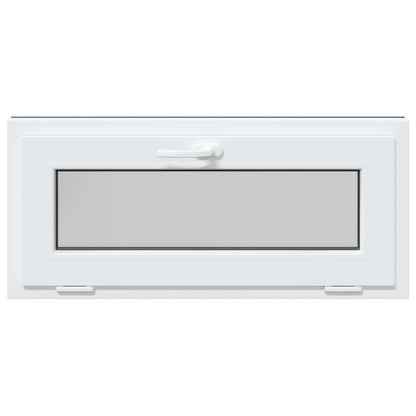 Basement Window RISOR 90 x 40 cm PVC and Glass Anthracite