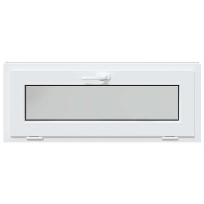 Basement Window RISOR 110 x 40 cm PVC and Glass Anthracite