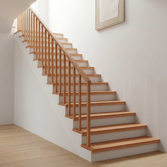Stair Treads 16 pcs 80 x 25 x 2 cm Natural Solid Beech Wood