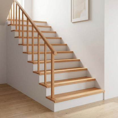 Stair Treads 20 pcs 110 x 25 x 2 cm Natural Solid Beech Wood