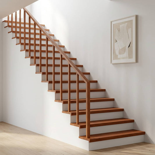 Stair Treads 8 pcs 120 x 30 x 2 cm Brown Solid Beech Wood