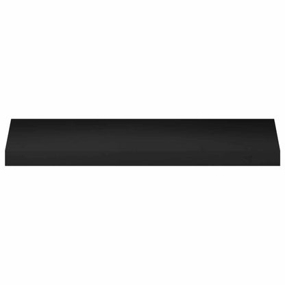 Stair Treads 2 pcs 90 x 25 x 2 cm Black Solid Beech Wood