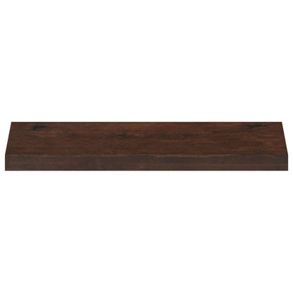 Stair Treads 4 pcs 80 x 25 x 2 cm Dark Brown Solid Beech Wood