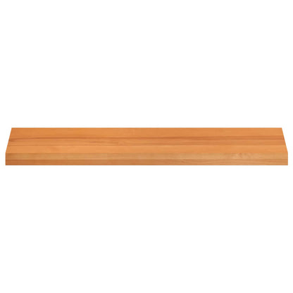 Stair Treads 8 pcs 100 x 30 x 2 cm Light Brown Solid Beech Wood