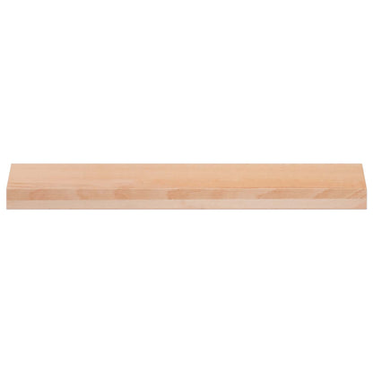 Window Sills 2 pcs Natural 80x 15 x 2 cm Solid Beech Wood