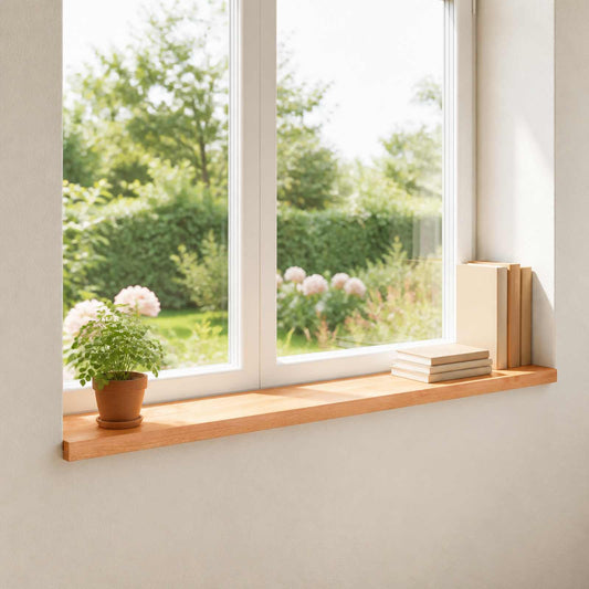 Window Sills 2 pcs Varnished 160 x 15 x 2 cm Solid Beech Wood