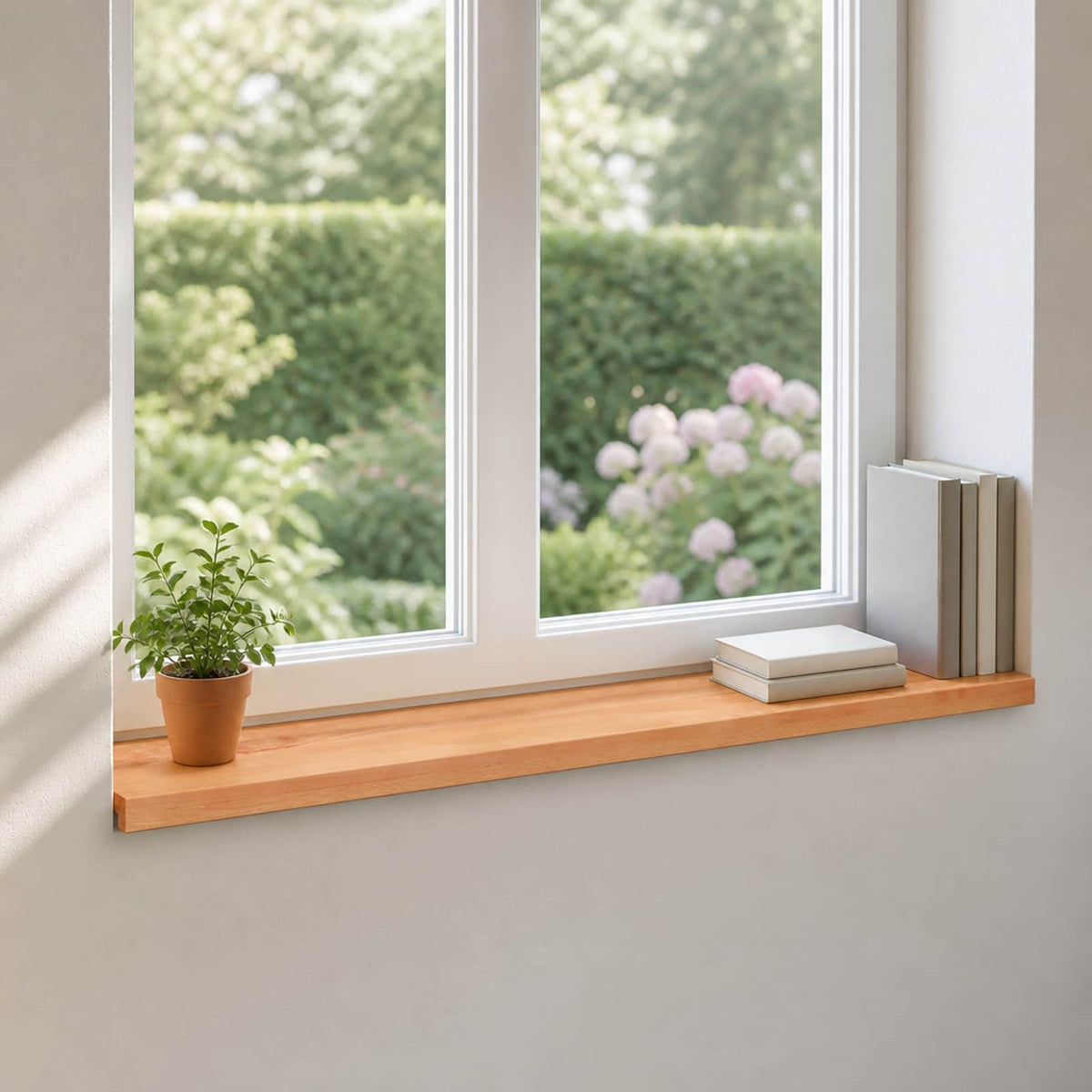 Window Sills 2 pcs Varnished 140 x 30 x 2 cm Solid Beech Wood