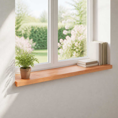 Window Sills 2 pcs Varnished 100 x 40 x 2 cm Solid Beech Wood