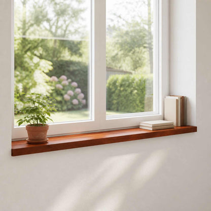 Window Sills 2 pcs Brown 160 x 15 x 2 cm Solid Beech Wood