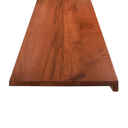 Window Sills 2 pcs Brown 100 x 40 x 2 cm Solid Beech Wood