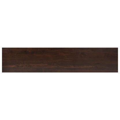 Window Sills 2 pcs Dark Brown 80x 15 x 2 cm Solid Beech Wood